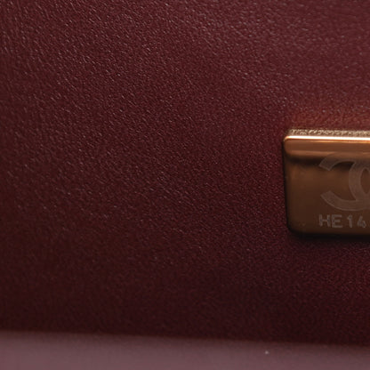 Chanel Caviar Quilted Medium Double Flap Burgundy 7 of 11