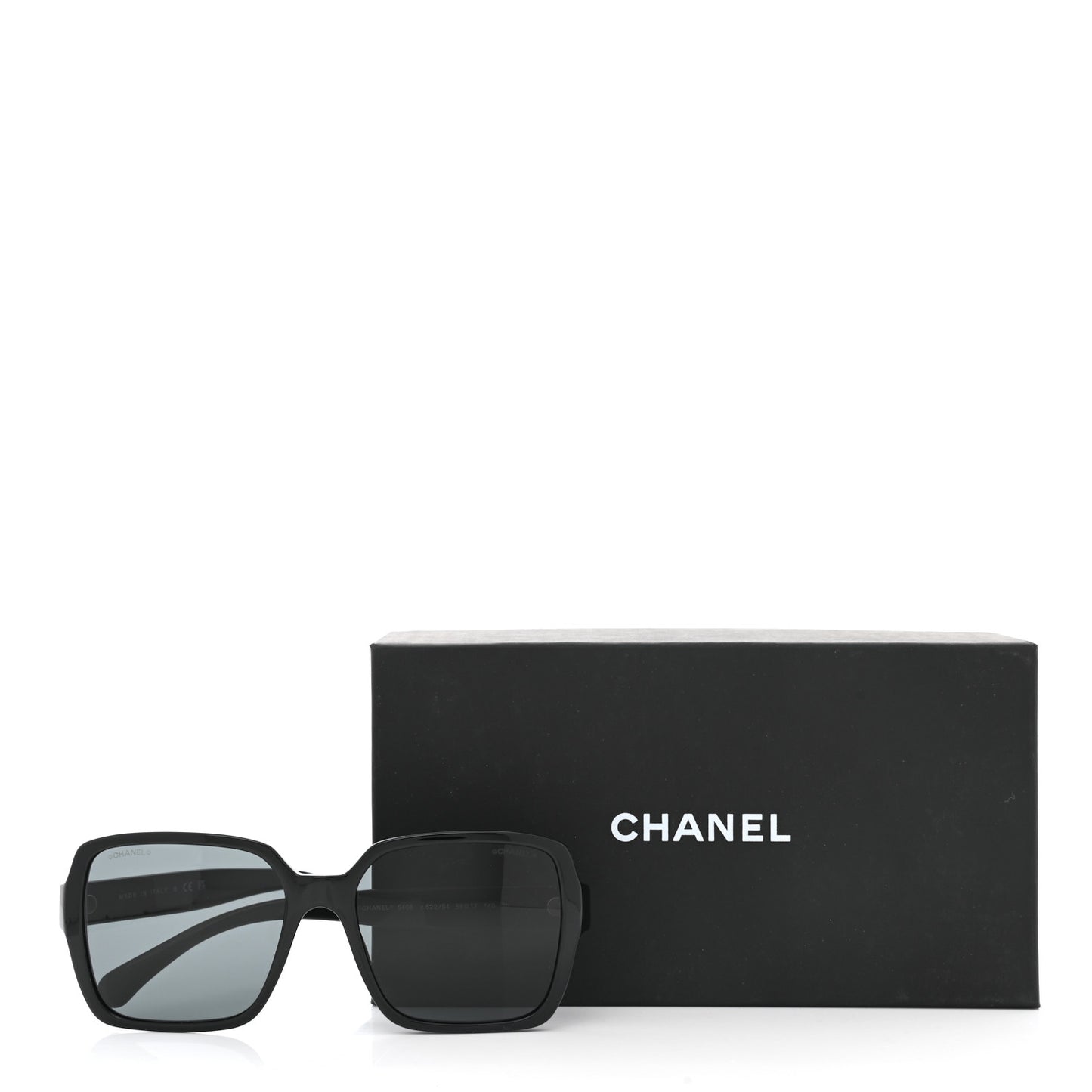 Acetate Square Sunglasses 5408 Black