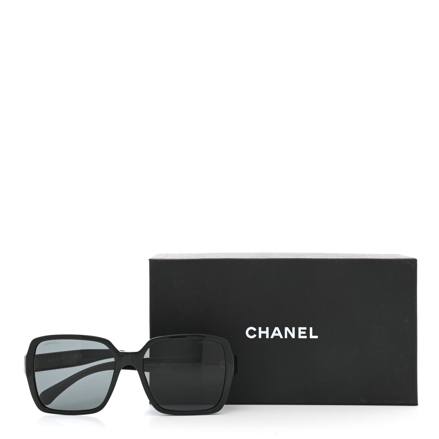 Chanel Acetate Square Sunglasses 5408 Black 9 of 9