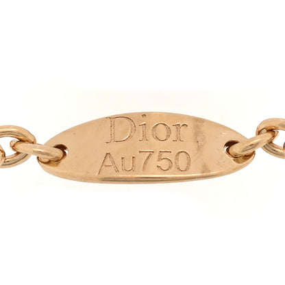Christian Dior 18K Yellow Gold Diamond Mother of Pearl Rose Des Vents Ring 50 5.25 4 of 5