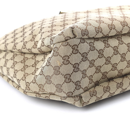Gucci Monogram Large New Ladies Web Hobo Dark Brown 6 of 10