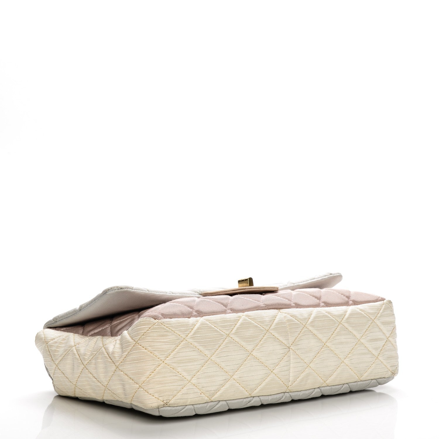Chanel Grosgrain Satin Tri-Color 2.55 Reissue Flap Grey Pink White 3 of 12