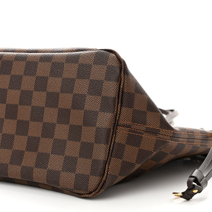 Louis Vuitton Damier Ebene Neo Neverfull MM Rose Ballerine 12 of 12