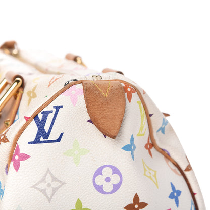 Louis Vuitton Monogram Multicolor Speedy 30 White 8 of 10