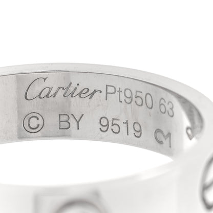 Cartier Platinum 5.5mm LOVE Ring 63 10.5 63 10.5 4 of 4