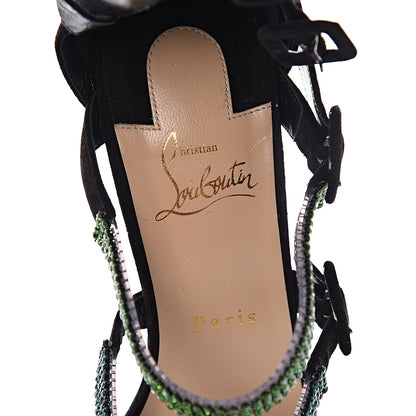 Christian Louboutin Veau Velours Raynibo Cage 110 Strappy Sandals 41 Black 7 of 7