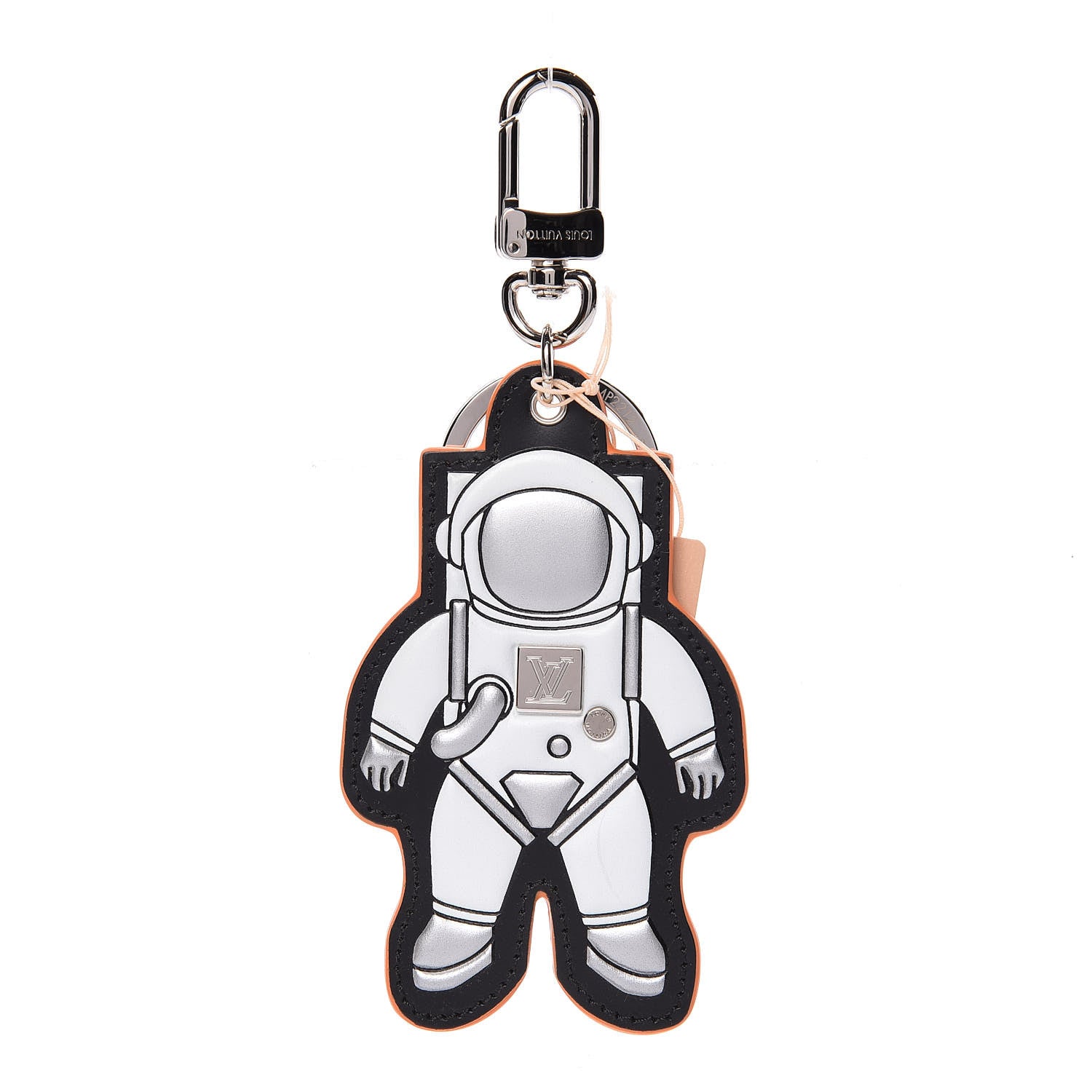Louis Vuitton Monogram Satellite Spaceman Figurine Bag Charm Key Holder Silver 1 of 3