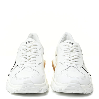 Valentino Garavani Calfskin VLTN Bounce Sneakers 37.5 White 2 of 9
