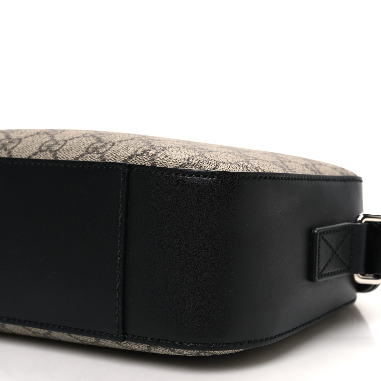 Gucci GG Supreme Monogram Camera Bag Beige Black 10 of 13