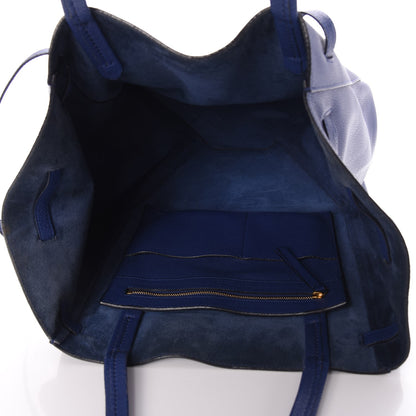 Celine Soft Grained Calfskin Small Belt Cabas Phantom Indigo 5 of 11