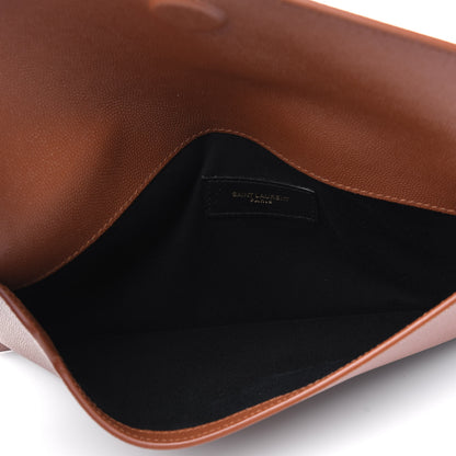Saint Laurent Grain De Poudre Uptown Pouch Brick 5 of 9