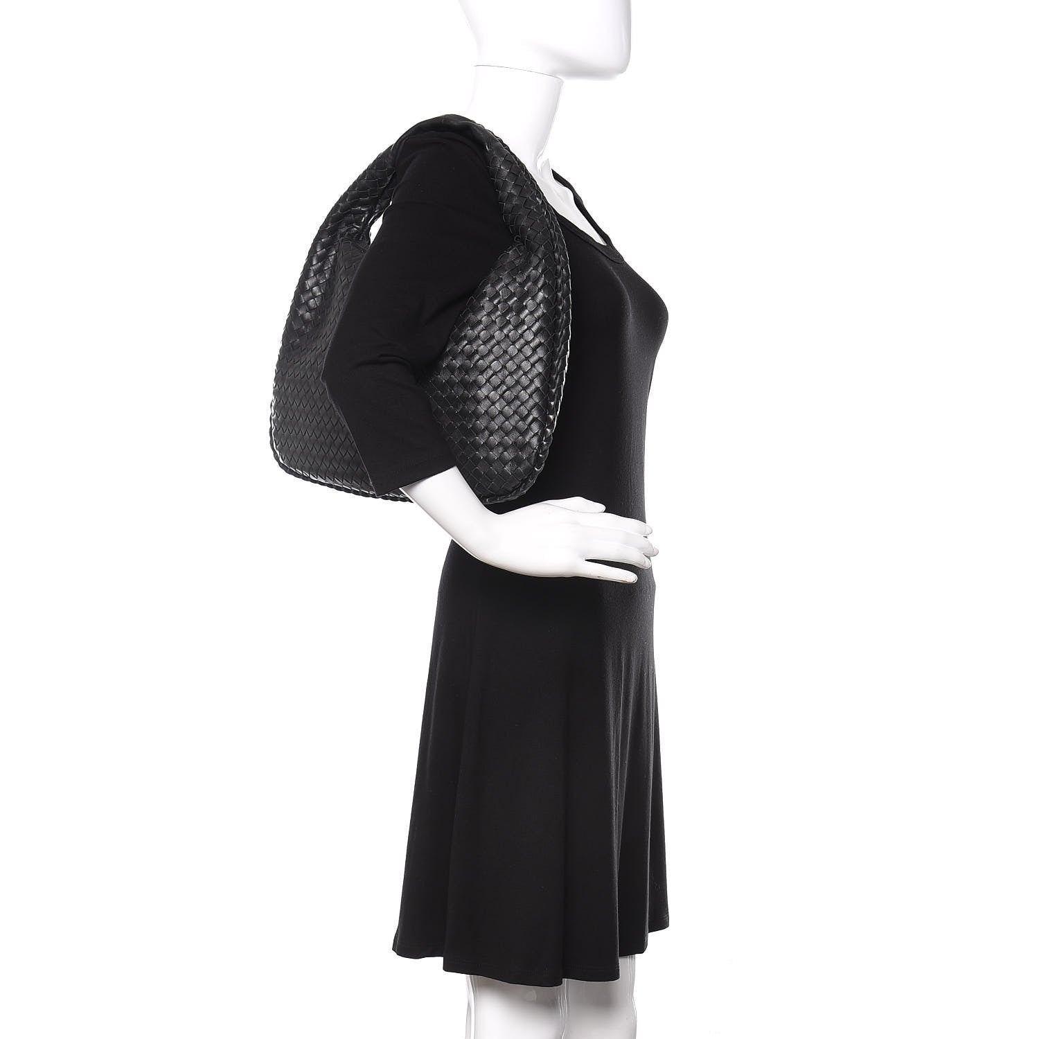 Bottega Veneta Nappa Intrecciato Medium Veneta Hobo Black 2 of 12