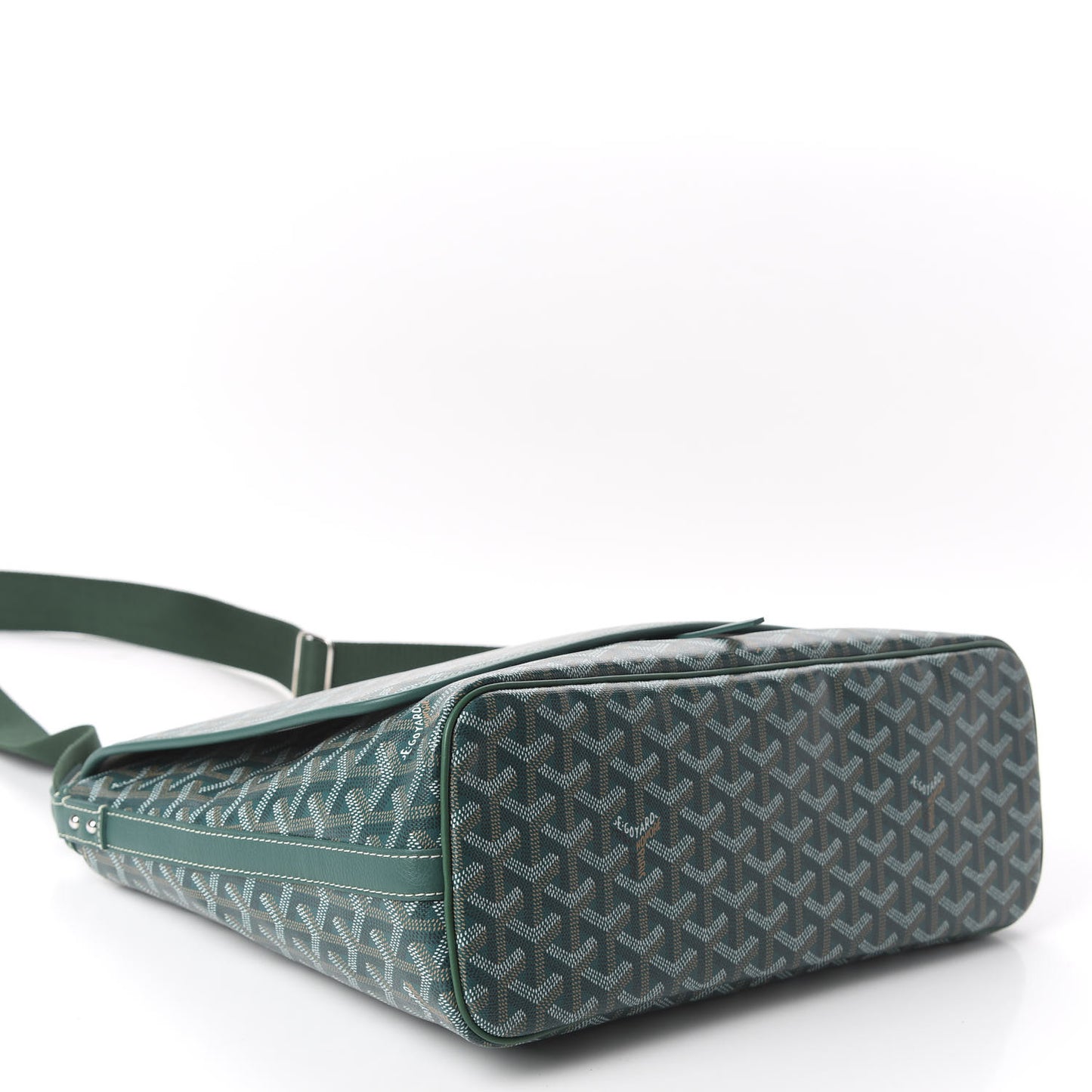 Goyardine Capetien Messenger Bag Green