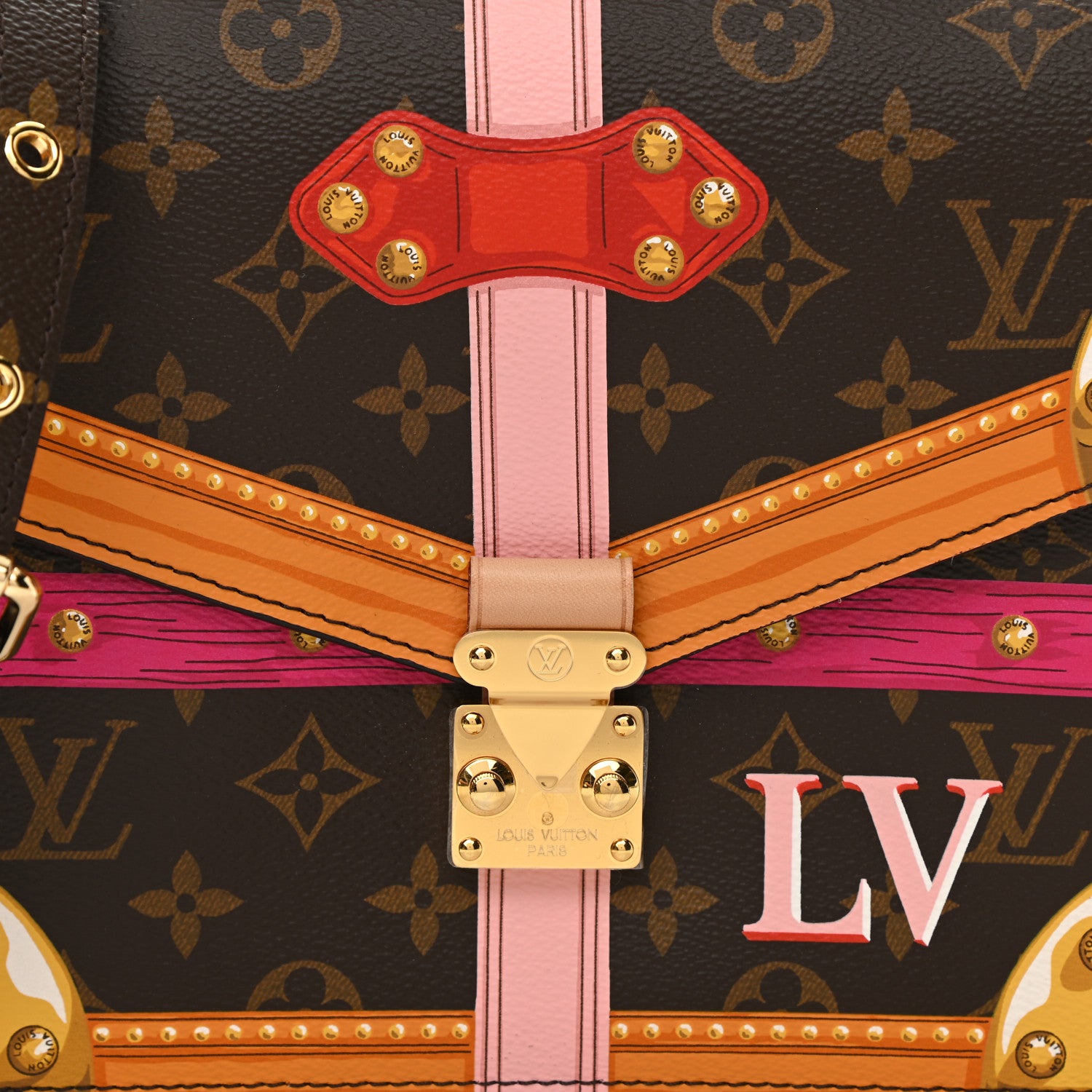 Louis Vuitton Monogram Summer Trunks Pochette Metis 7 of 9