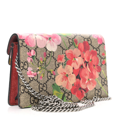 Gucci GG Supreme Monogram Blooms Super Mini Dionysus Shoulder Bag Beige Multicolor Dry Rose 3 of 12