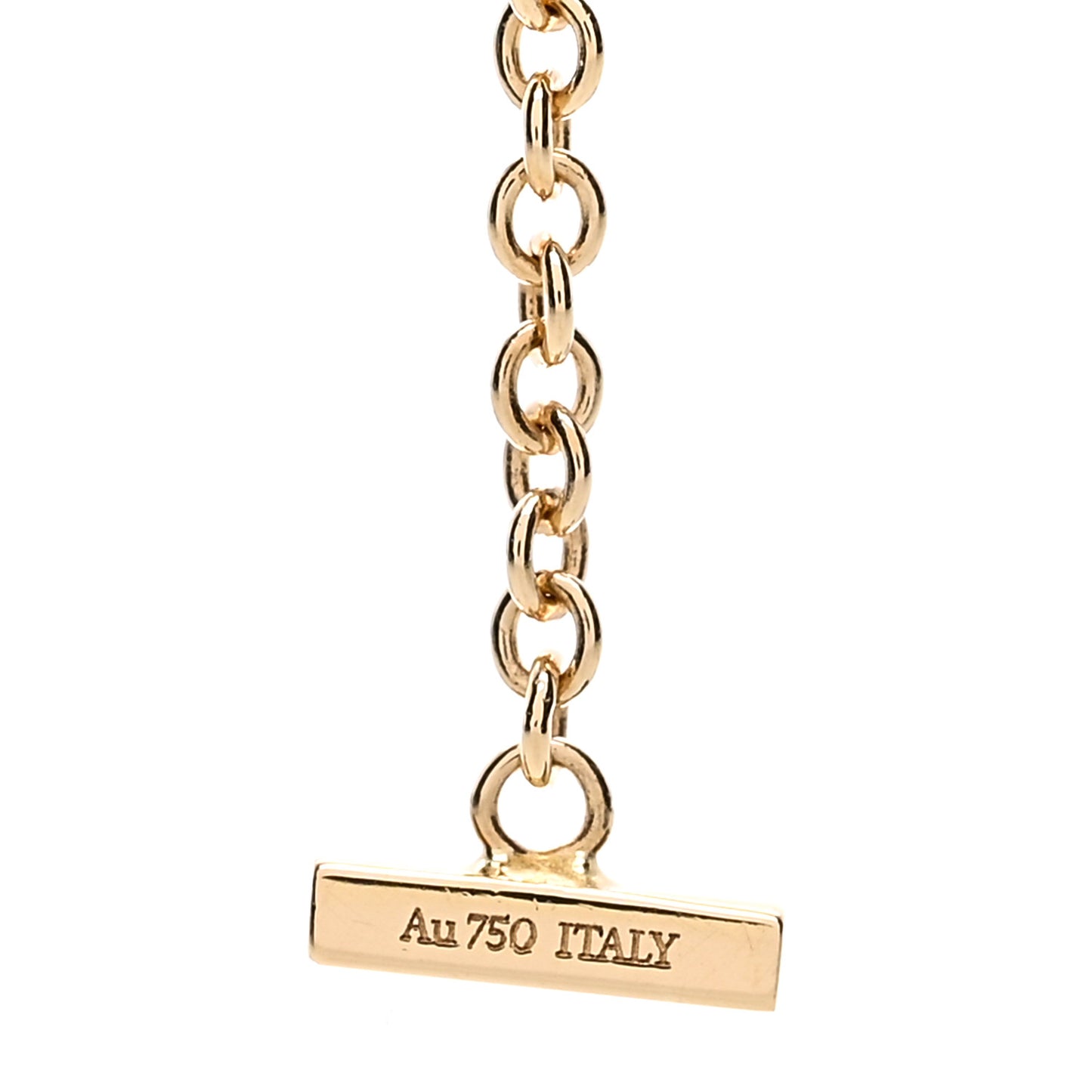 18K Yellow Gold Mini T Smile Bracelet