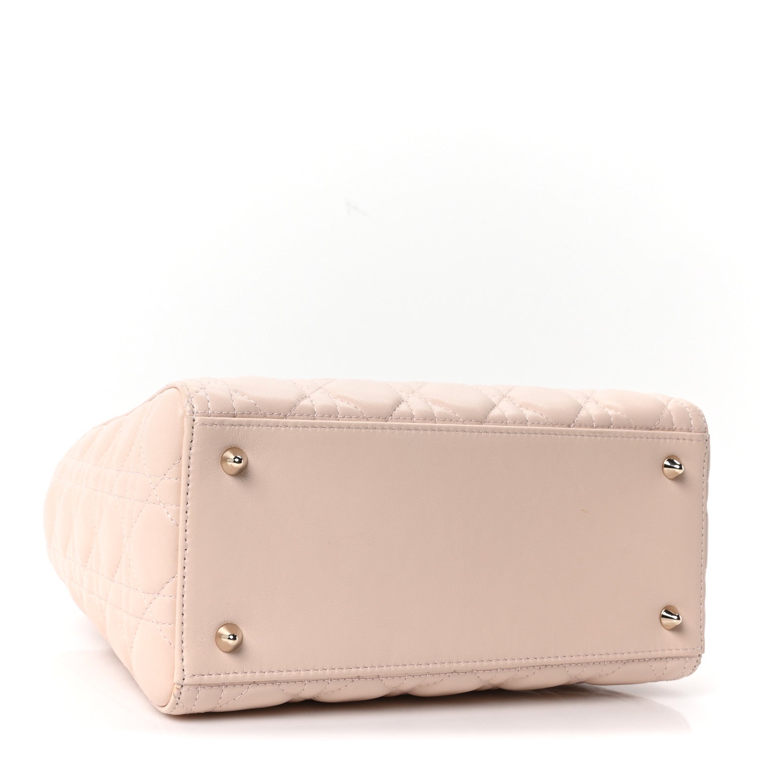 Christian Dior Lambskin Cannage Medium Lady Dior Light Pink 4 of 10