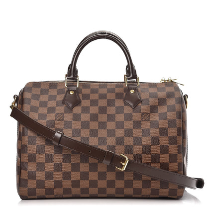 Louis Vuitton Damier Ebene Speedy Bandouliere 30 1 of 8