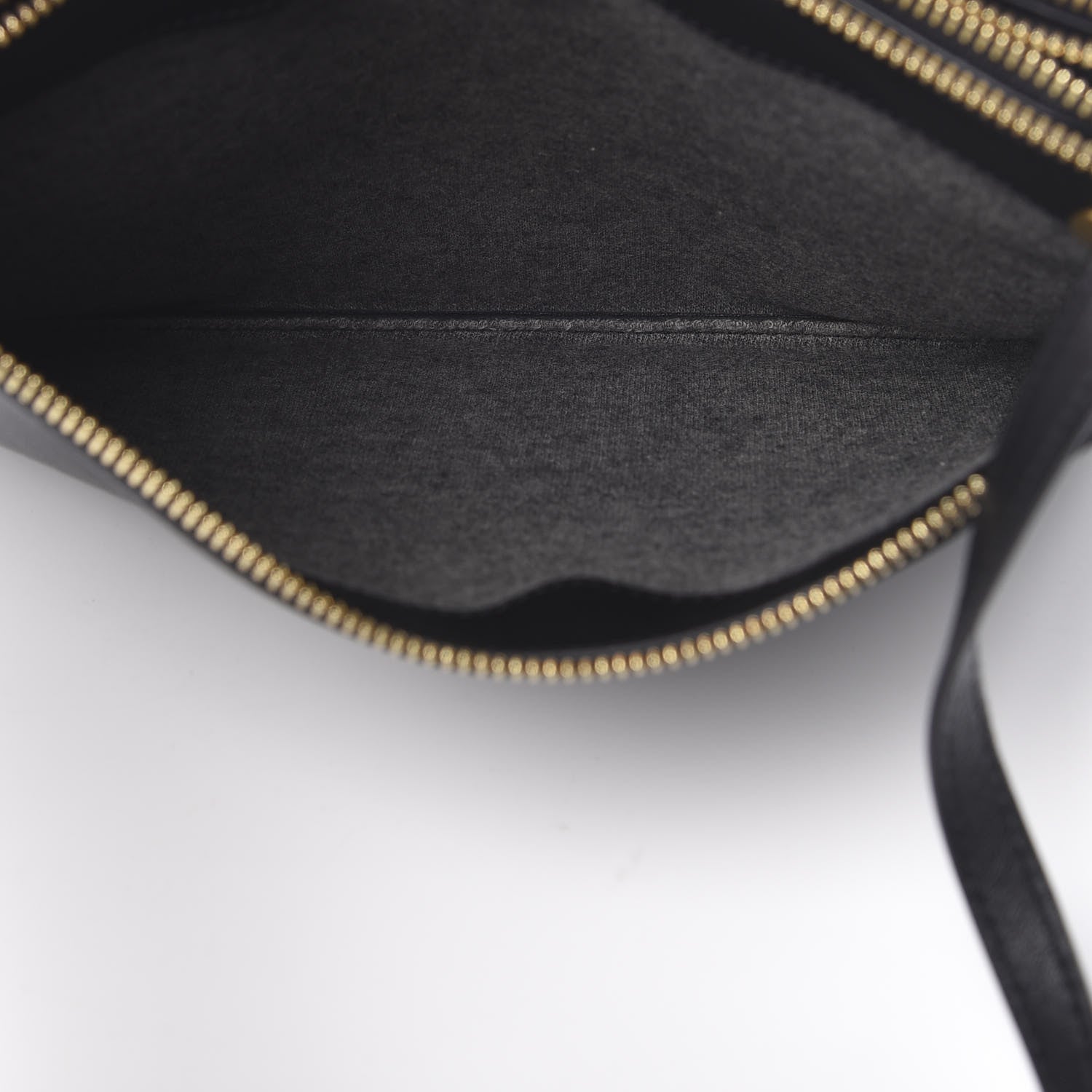 Celine Lambskin Large Trio Crossbody Bag Black 7 of 12
