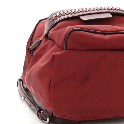 Stella McCartney Nylon Eco Alter Nappa Mini Falabella GO Backpack Burgundy 8 of 9
