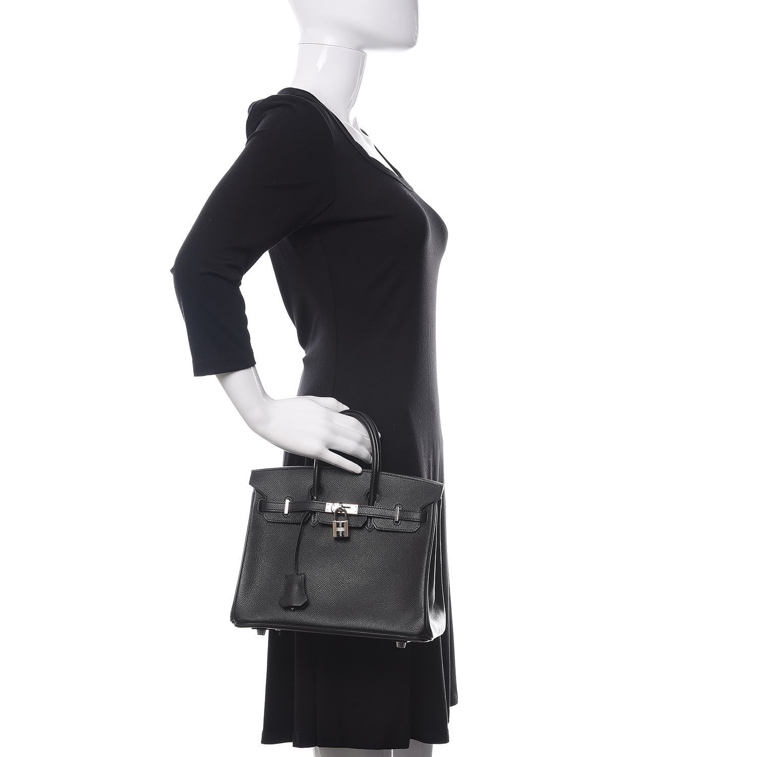 Hermes Epsom Birkin 25 Black 2 of 32