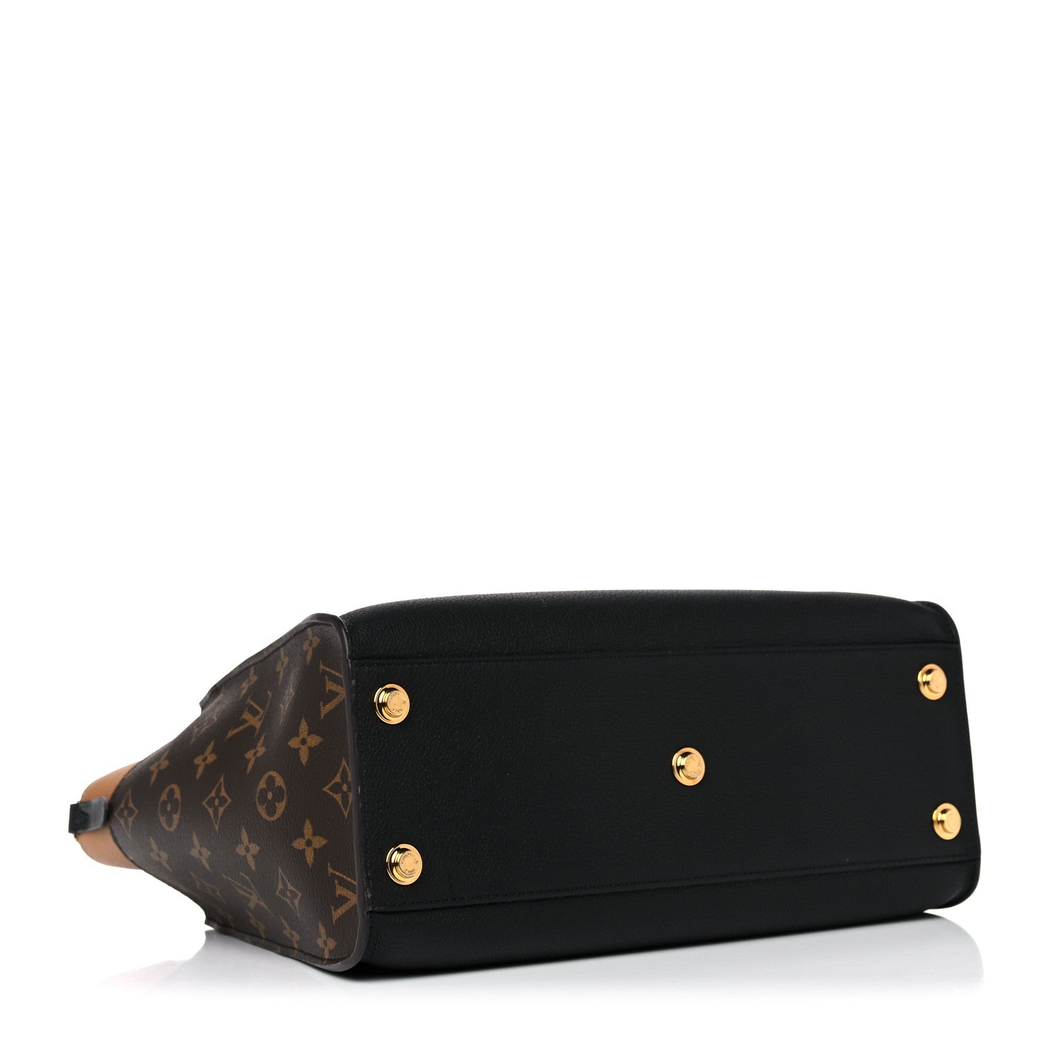 Louis Vuitton Calfskin Monogram On My Side Black 4 of 13
