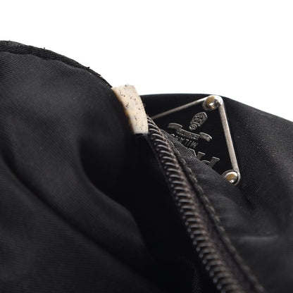 Prada Nylon Small Flat Messenger Bag Black 9 of 14