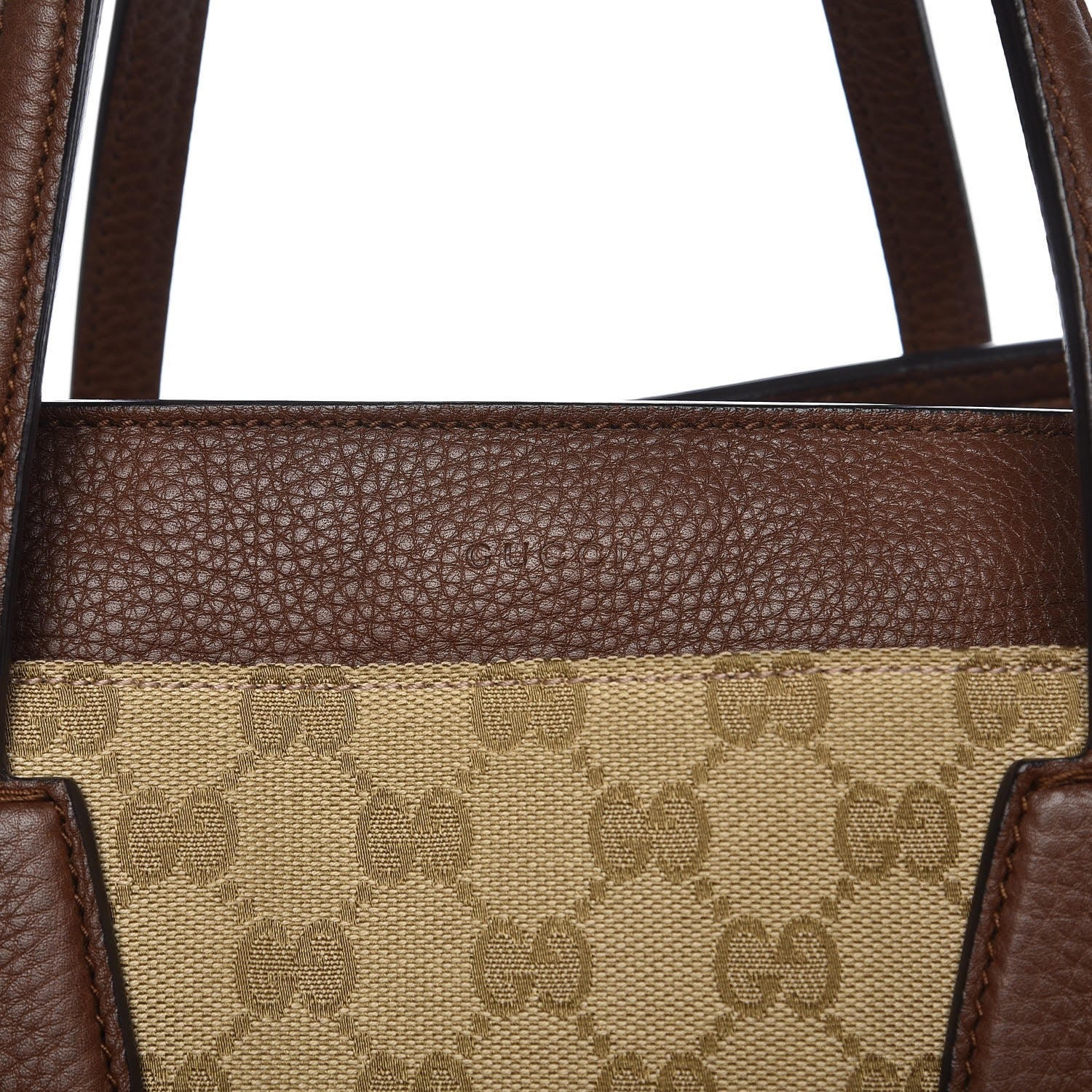 Gucci Monogram Ramble Layered Tote Brown 9 of 9