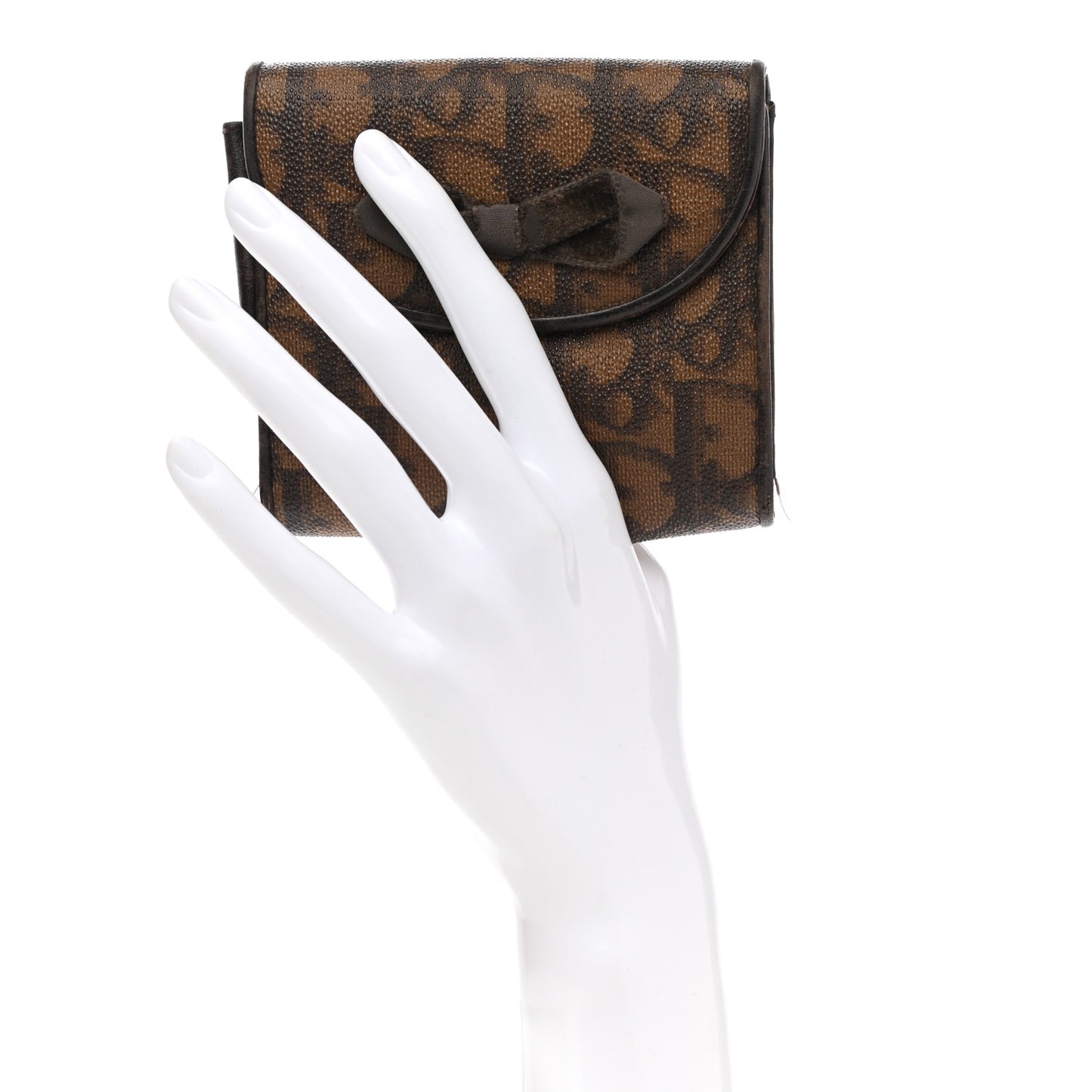 Monogram Compact Wallet Light Brown