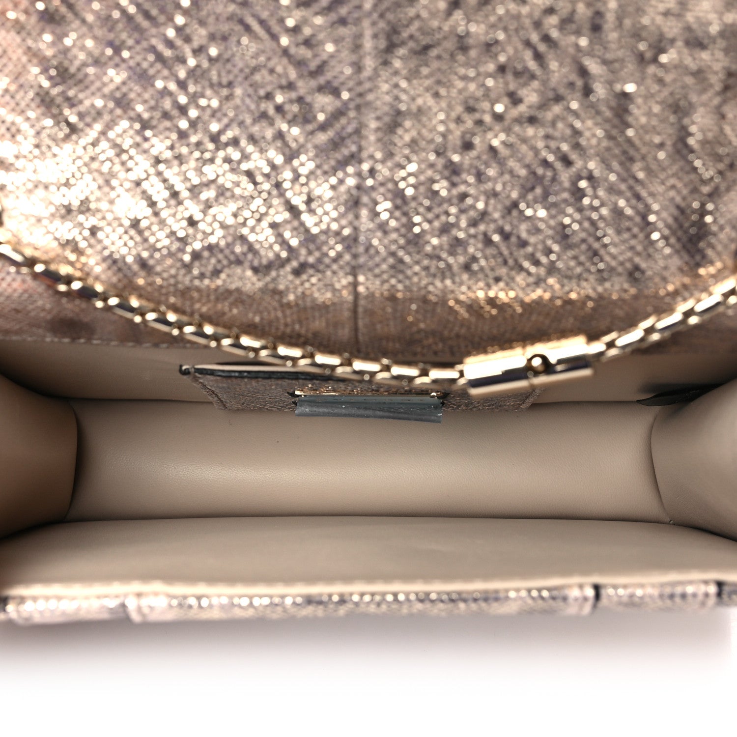 Bulgari Metallic Karung Serpenti Forever Crossbody Gold 5 of 9