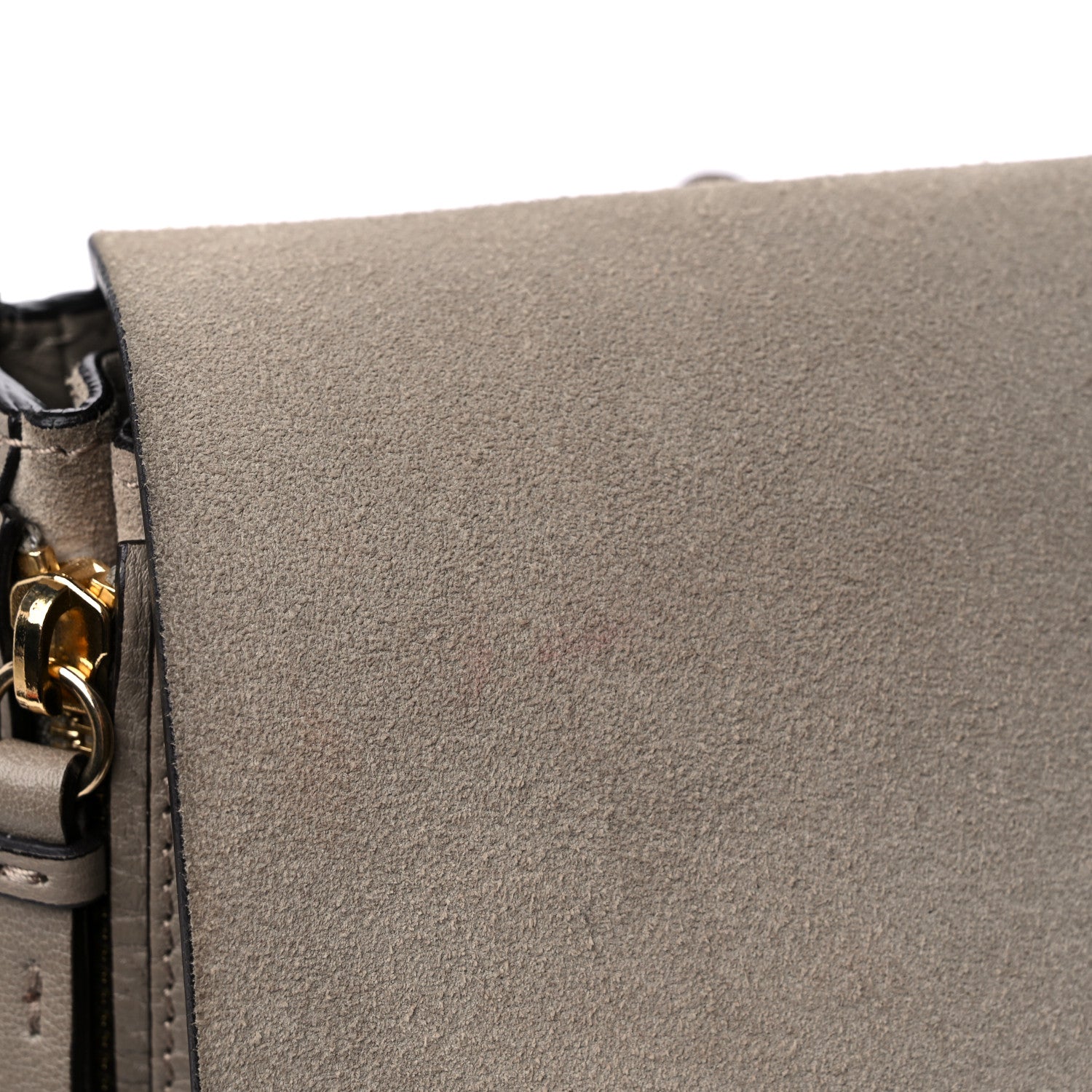 Chloe Suede Calfskin Small Faye Backpack Motty Grey 16 of 16