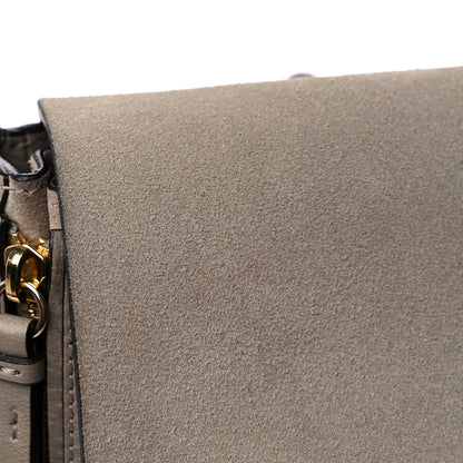 Chloe Suede Calfskin Small Faye Backpack Motty Grey 16 of 16