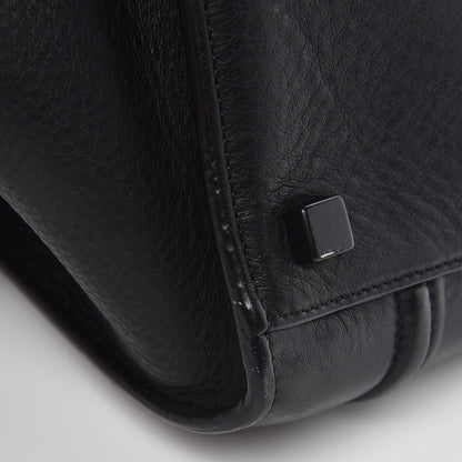 Celine Supple Calfskin Medium Phantom Luggage Black 10 of 13