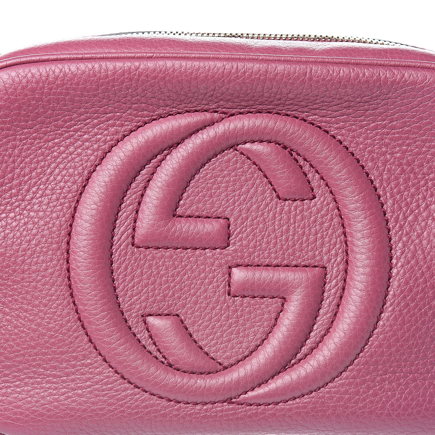 Gucci Pebbled Calfskin Small Soho Disco Bag Peonia Flower 10 of 10