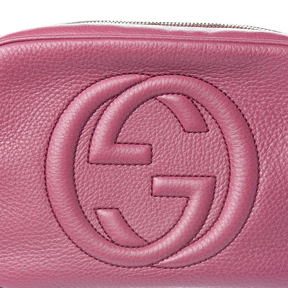 Gucci Pebbled Calfskin Small Soho Disco Bag Peonia Flower 10 of 10