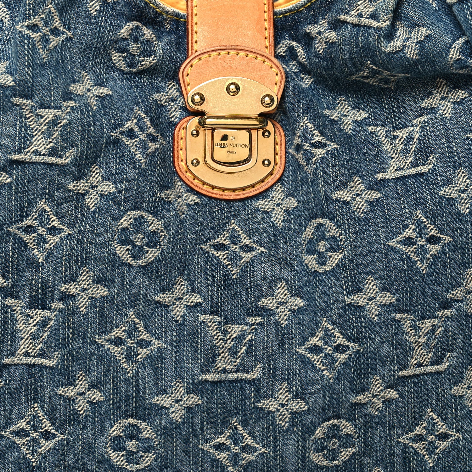 Louis Vuitton Denim Mahina XL Blue 7 of 13