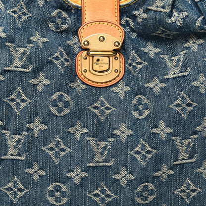 Louis Vuitton Denim Mahina XL Blue 7 of 13