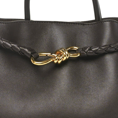 Bottega Veneta Silky Calfskin Medium Andiamo Shoulder Bag Fondant 7 of 9