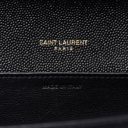 Saint Laurent Grain De Poudre Uptown Chain Wallet Black 6 of 9