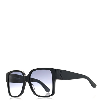 Saint Laurent Square SL M9 Sunglasses Black 1 of 8
