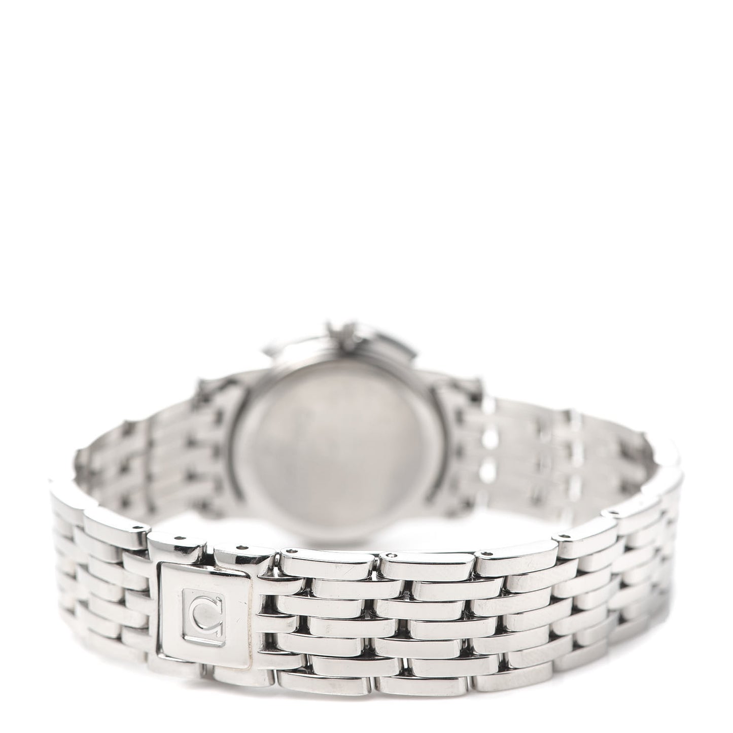 Stainless Steel Diamond Bezel Mother of Pearl 22mm De Ville Prestige Quartz Watch 4575.71.00