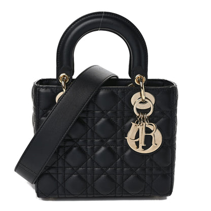 Christian Dior Lambskin Cannage Small My ABCDior Lady Dior Black 1 of 8