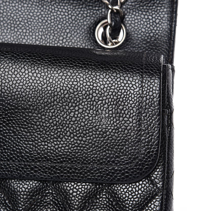 Chanel Caviar Quilted Medium Double Flap Black 11 of 16