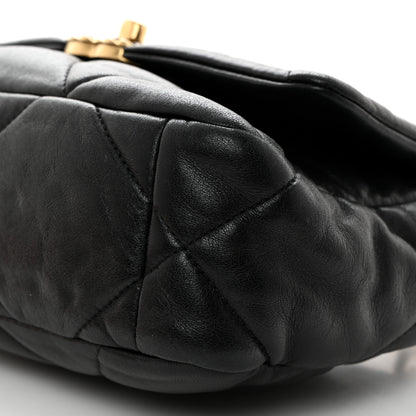 Chanel Lambskin Quilted Medium Chanel 19 Flap Black 10 of 10