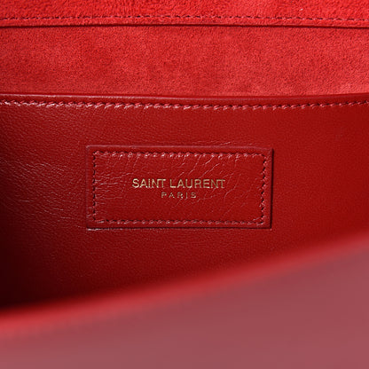 Saint Laurent Grain De Poudre Classic Monogram Cassandre Clutch Rouge Orient 7 of 12