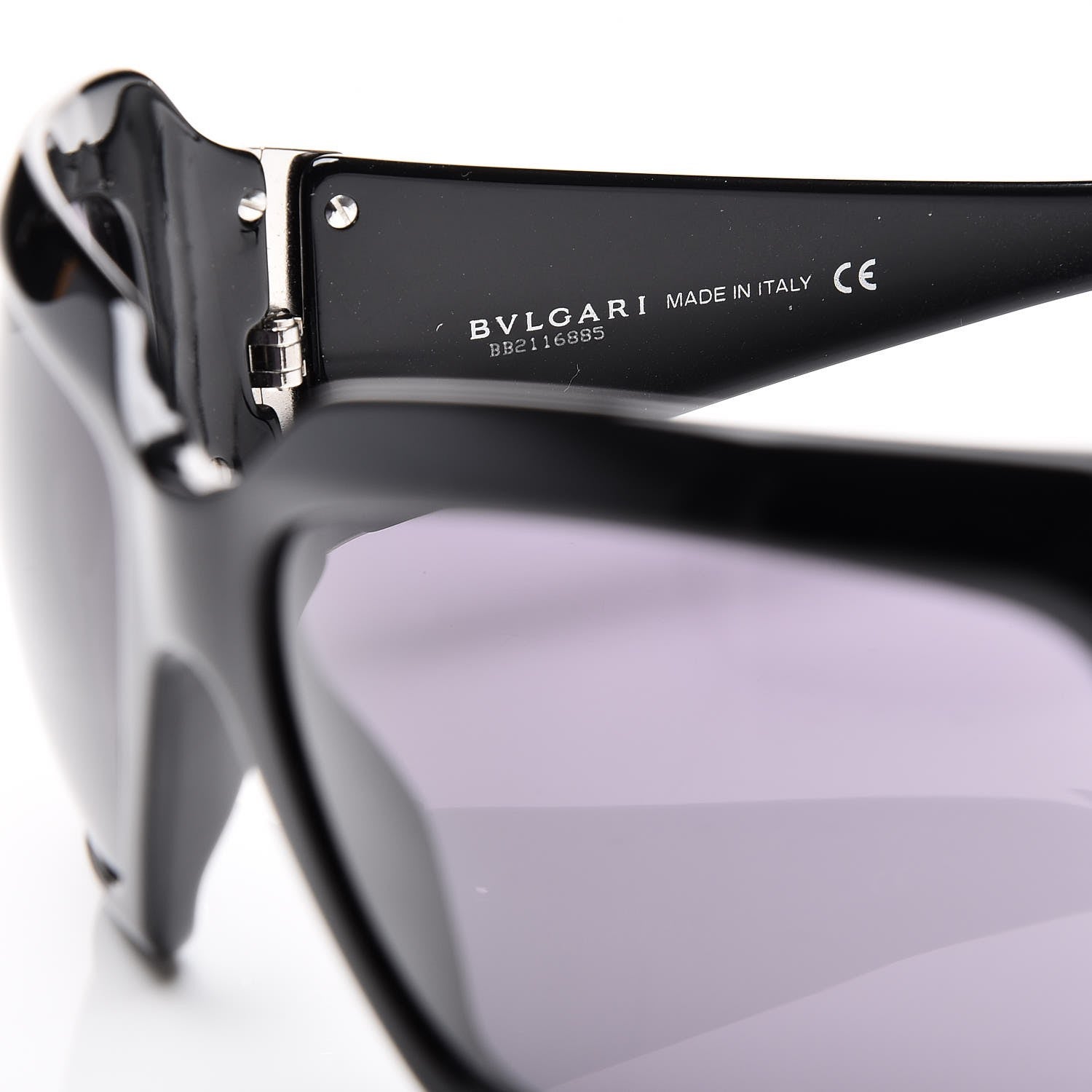 Bulgari Crystal 861-B Sunglasses Black 6 of 7