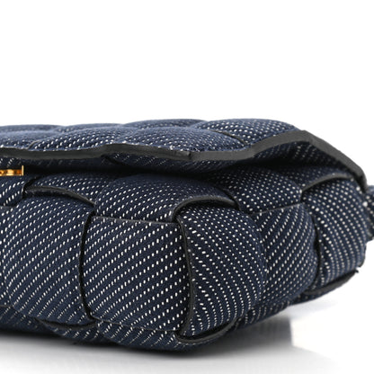 Bottega Veneta Denim Maxi Intrecciato Padded Cassette High Frequency Crossbody Bag Indigo 9 of 9