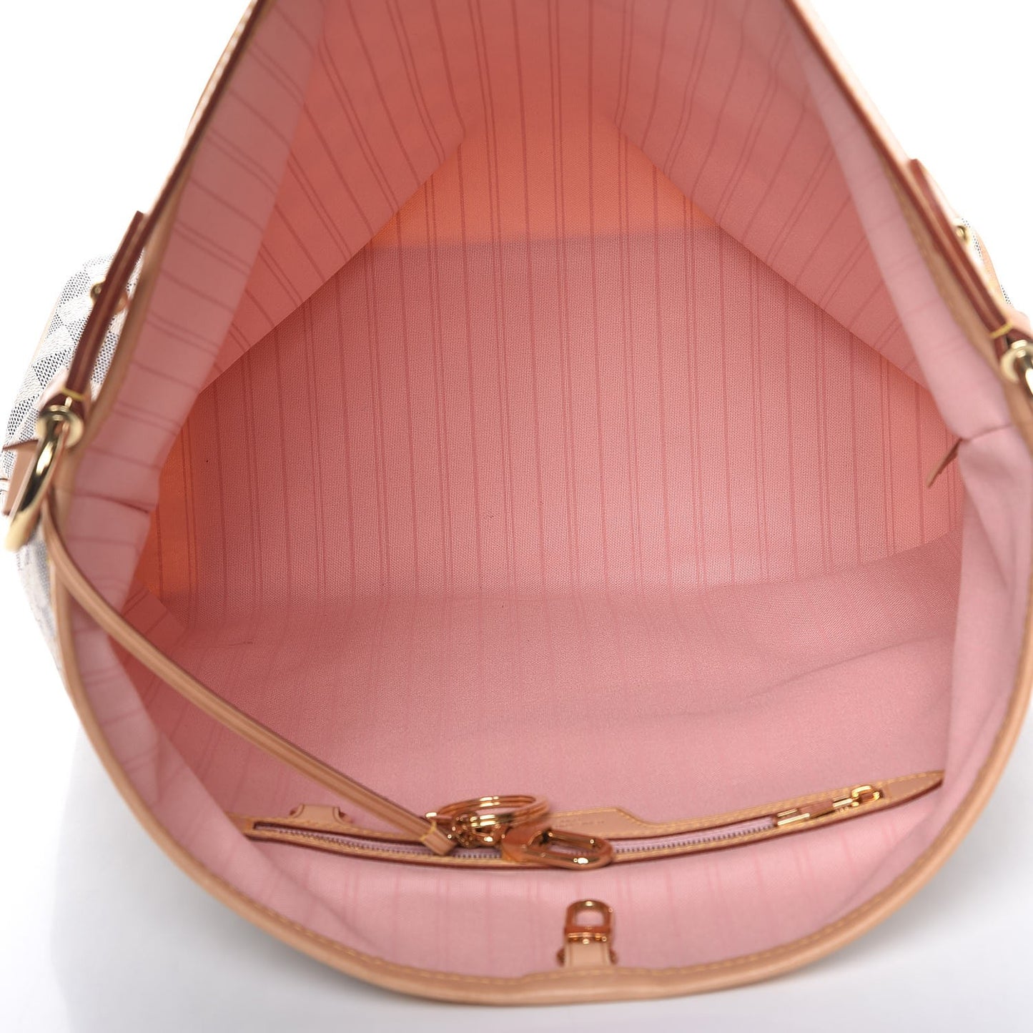 Damier Azur Delightful MM Rose Ballerine