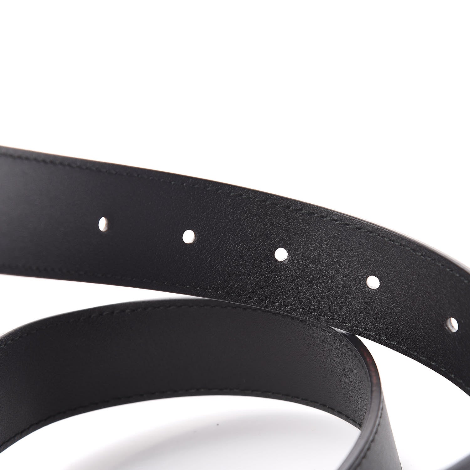 Gucci Calfskin Double G 30mm Belt 75 30 Black 5 of 7