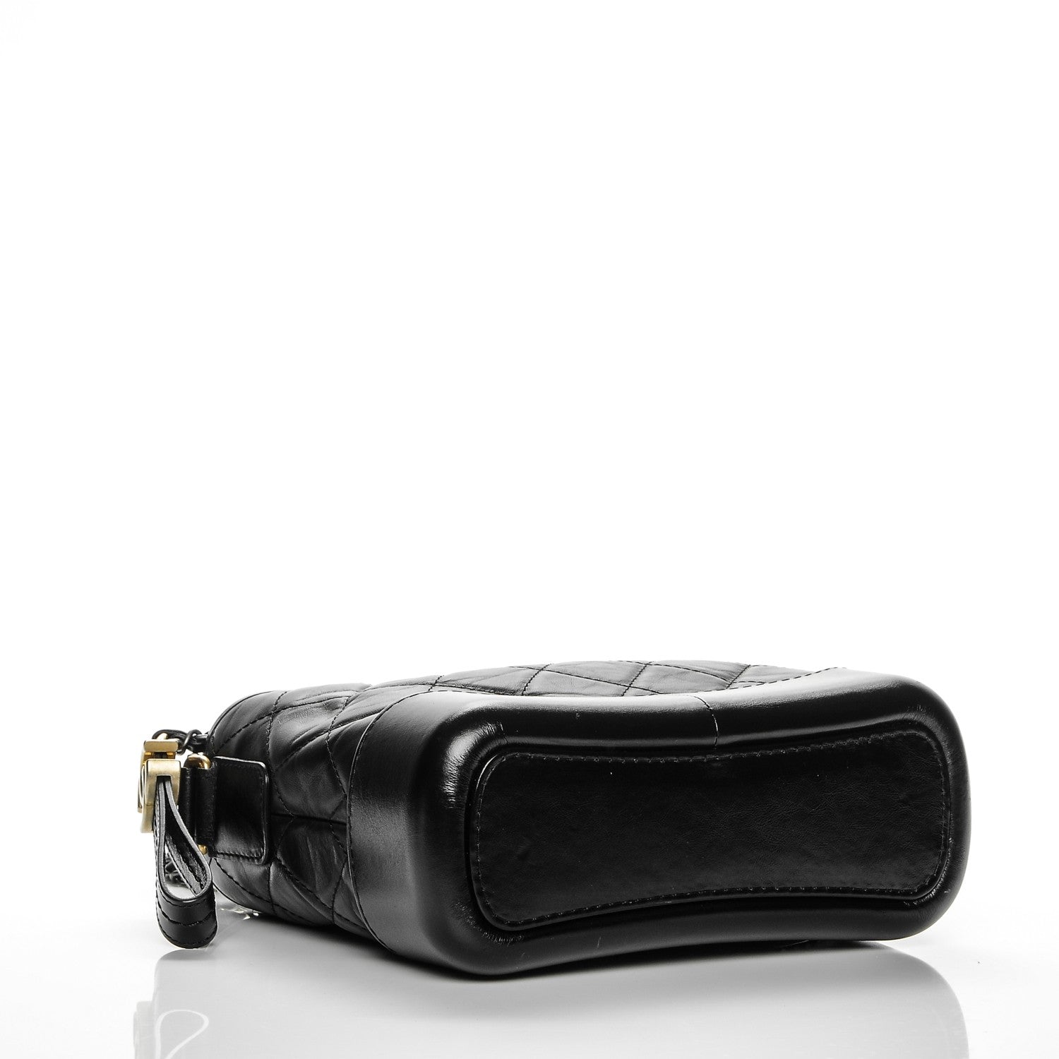 Chanel Aged Calfskin Quilted Small Gabrielle Hobo Black 4 of 7
